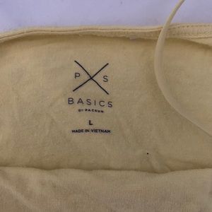 Pacsun yellow crop top SOLD
